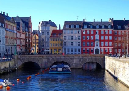 Mosty a vodné kanály Kodane