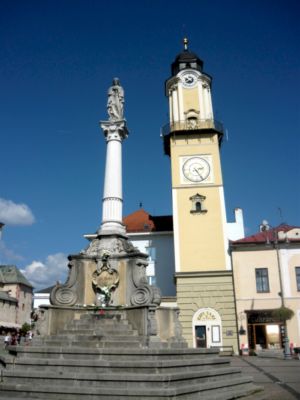 Hodinová veža na námestí, Banská Bystrica
